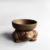 Керамічне сито (Чхалюй) для чаю з підставкою  "Чань Чунь"